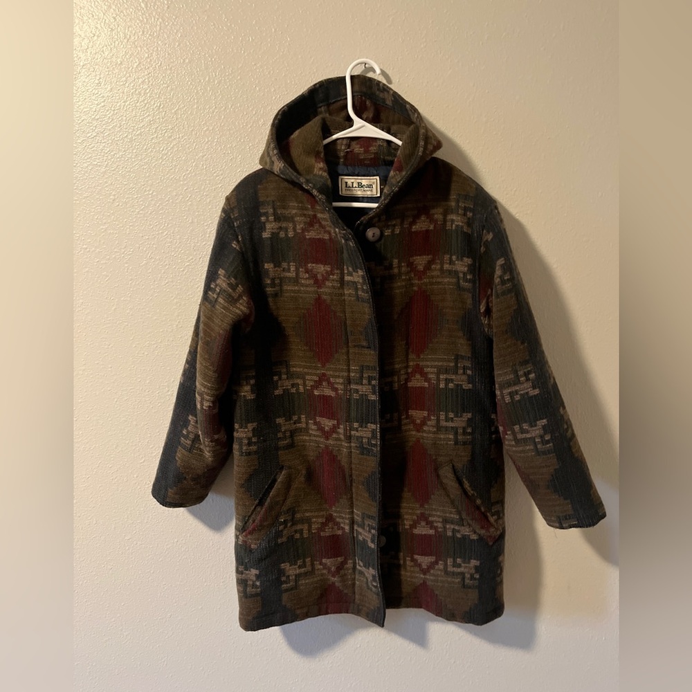 L.L. Bean wool coat size M